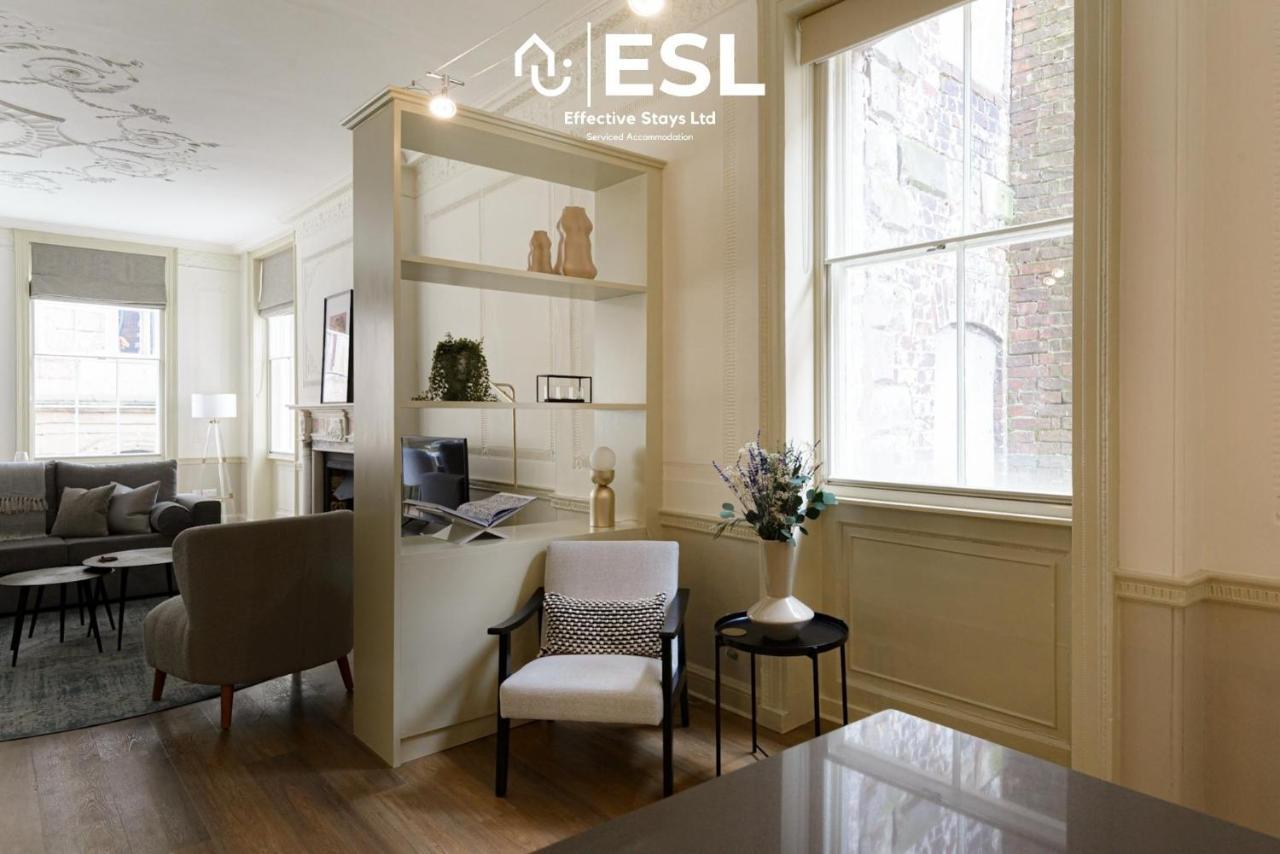 Most Central Luxury Grade 2 Listed Apartment Overlooking Shrewsbury Square - Free Parking Dış mekan fotoğraf