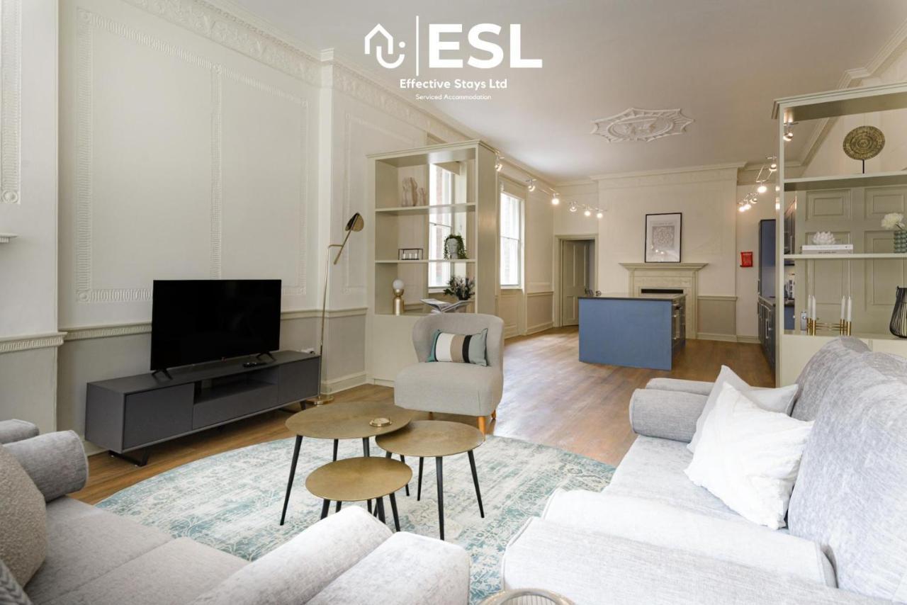 Most Central Luxury Grade 2 Listed Apartment Overlooking Shrewsbury Square - Free Parking Dış mekan fotoğraf