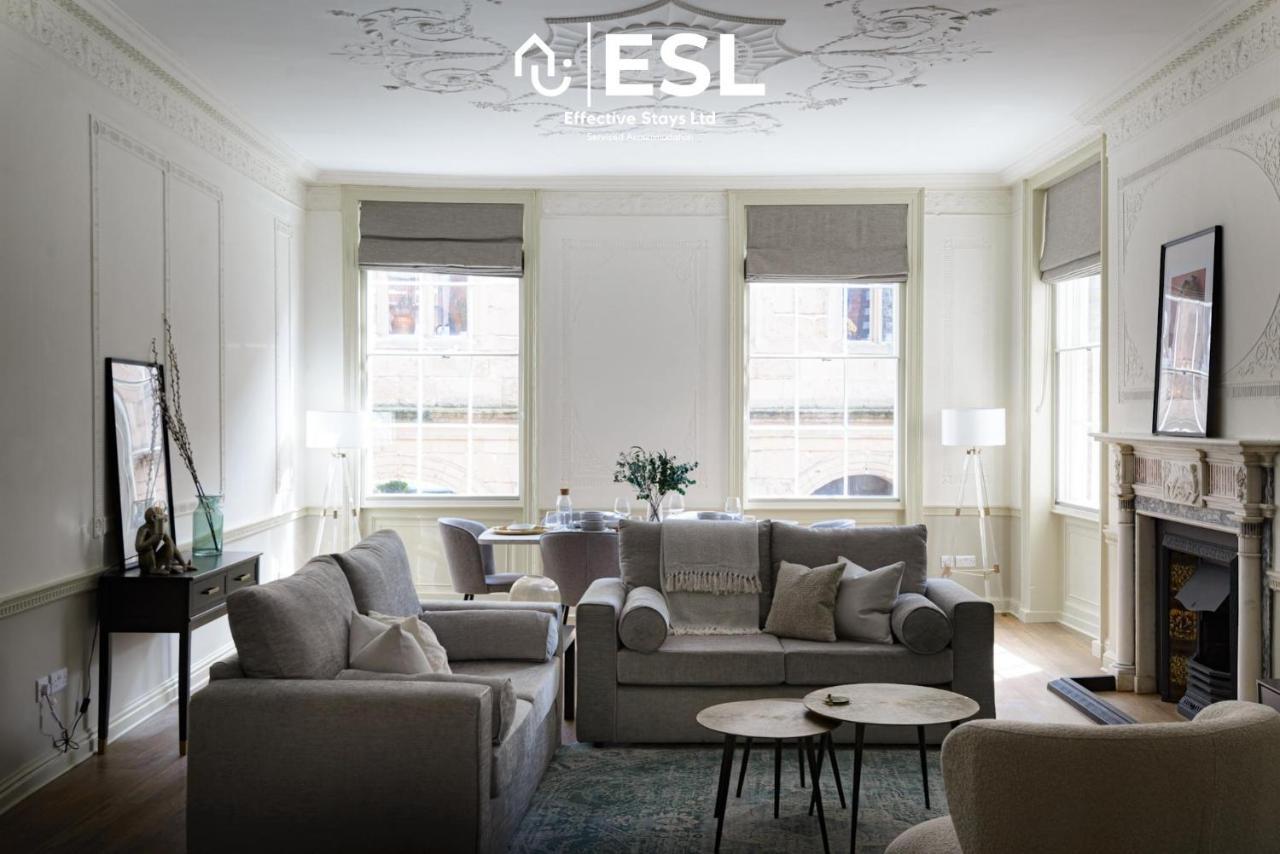 Most Central Luxury Grade 2 Listed Apartment Overlooking Shrewsbury Square - Free Parking Dış mekan fotoğraf