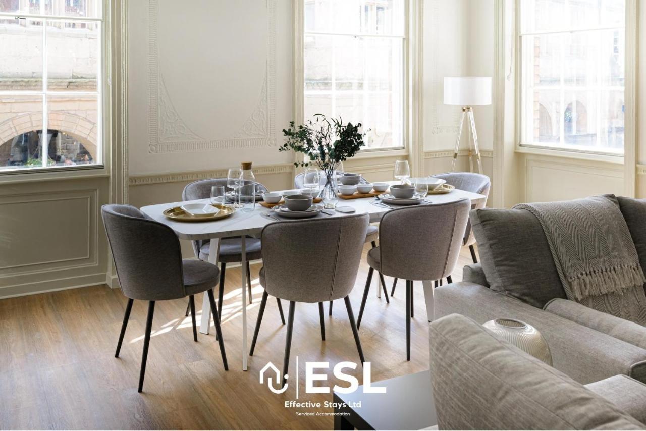 Most Central Luxury Grade 2 Listed Apartment Overlooking Shrewsbury Square - Free Parking Dış mekan fotoğraf