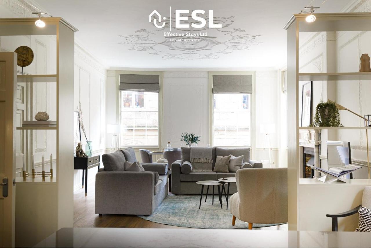 Most Central Luxury Grade 2 Listed Apartment Overlooking Shrewsbury Square - Free Parking Dış mekan fotoğraf
